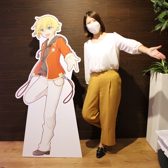 記念撮影アイテムのキャラクターパネル